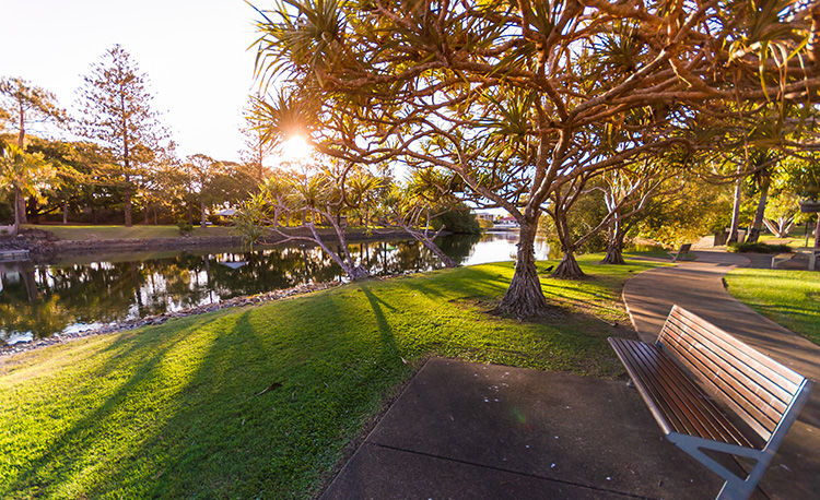 Cascade Gardens is an expansive waterfront park under 1km from Serenity